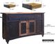 International Furniture Direct Pueblo Black Kitchen Island-2