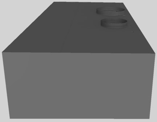 Vent-A-Hood® 54" Gunsmoke Wall Mounted Range Hood-1