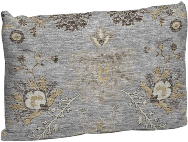 Dalyn™ Rug Company Hatay Gray 14"x20" Style 3 Throw Pillow-0