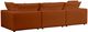 TOV Furniture Cali 3-Piece Rust Modular Sectional Sofa-4