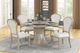 New Classic® Home Furnishings Gwendolyn Cerused Taupe Round Dining Table-1
