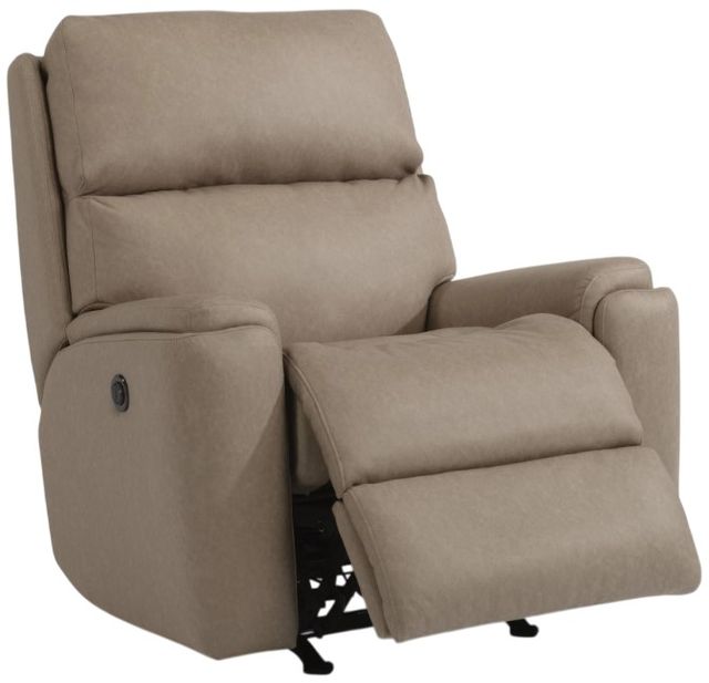 Flexsteel® Rio Gray Flint Power Rocking Recliner-1