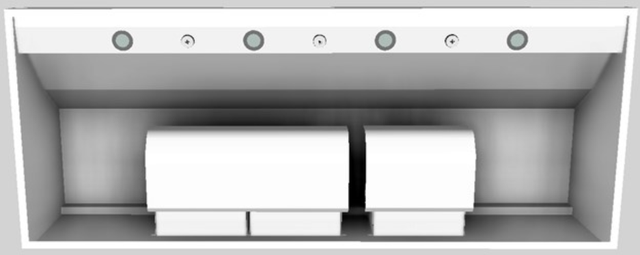 Vent-A-Hood® 60" White Wall Mounted Range Hood-3