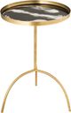 TOV Furniture Enamel Black/White Accent Table-1