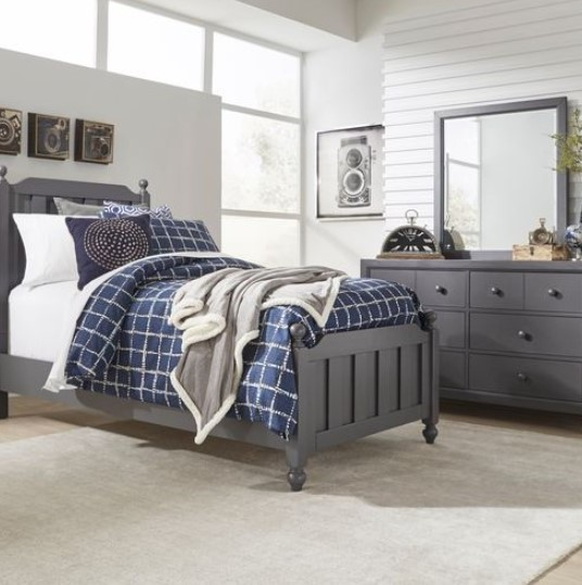 Liberty Furniture Cottage View 3-Piece Dark Gray Youth Twin