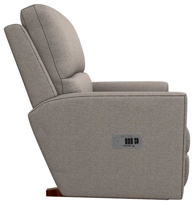 La-Z-Boy® Wynne Stone Power Rocking Recliner with Headrest and Lumbar-3