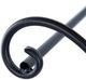 A & B Home Black Trolley Cart Plant Stand-4