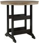 Signature Design by Ashley® Fairen Trail Driftwood Outdoor Bar Table with Black Base-0