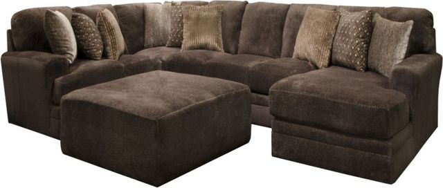 Jackson Furniture Mammoth Chocolate 40" Cocktail Ottoman-1