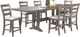 American Wholesale Furniture Lois 7-Piece Gray Counter Height Dining Set-0