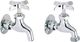 Elkay Chrome Commercial Service/Utility Single Hole Wall Mount Faucet-0
