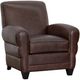 Fairfield® Parisian Cocoa/Espresso Leather Lounge Chair-0