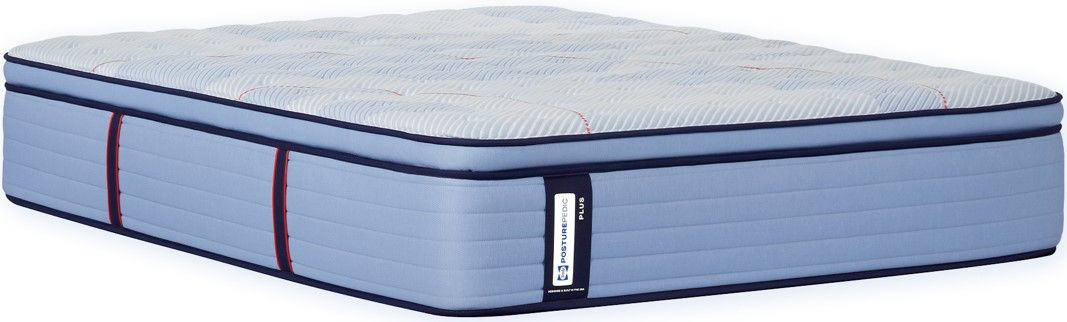 Sealy® Posturepedic® Plus Paterson II Wrapped Coil 15" Medium Euro Pillow Top King Mattress