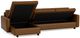 EQ3 Customizable Reva 2-Piece Leather Left-Arm Facing Storage Sofa Sectional and Chaise with Narrow Arm-1