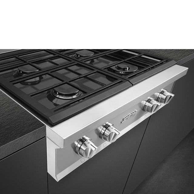 Smeg Portofino 30" Stainless Steel Gas Rangetop-4