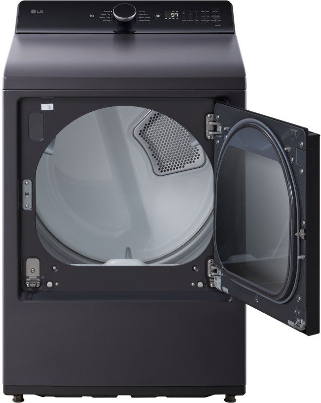 LG 7.3 Cu. Ft. Matte Black Electric Dryer-6