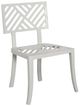 Century® Carrier and Company Sloan White Aluminum Outdoor Dining Side Chair-0