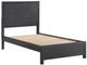 Winners Only® Fresno Charcoal Twin Panel Bed-1