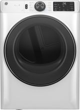 GE® 7.8 Cu. Ft. White  Smart Front Load Electric Dryer with Steam and Sanitize Cycle