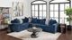 Jonathan Louis Noah 4-Piece Napa Navy Sectional-0