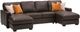 Palliser® Furniture Customizable Westend 3-Piece U-Shape Double Chaise Sectional-0
