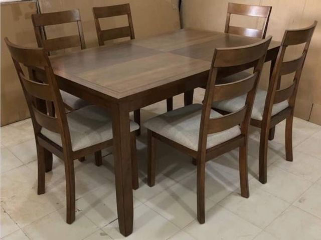 Powell® Linville 7-Piece Beige/Brown Dining Set-0