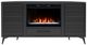 Legends Home Real Cozy Malibu Black 64'' Corner Fireplace Console-3