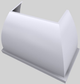 Vent-A-Hood® Designer Series 48" White Wall Mounted Range Hood-5