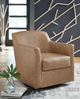 Signature Design by Ashley® Bradney Tumbleweed Swivel Accent Chair-4
