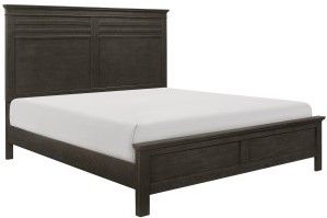 Mazin Furniture Blaire Farm Charcoal Gray Eastern King Bed-1