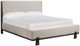 Magnussen Home® Tauren Beige/Coffee Bean Brown California King Upholstered Panel Bed-0