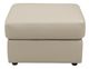 Leather Italia™ Savino Maddox Taupe Khaki Ottoman-0