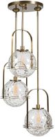 Uttermost® Mimas Antique Brass 3-Light Cluster Pendant-0