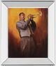 Classy Living Trumpet Player 26" Wall Art-0