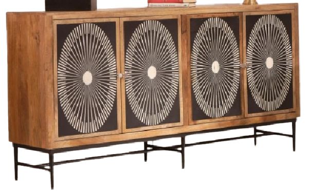 Jaipur Furniture Bone Inlay Dione Brown Sideboard-0