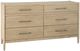aspenhome® Shiloh Champagne 6-Drawer Dresser-0