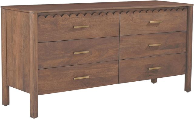 Moe's Home Collection Wiley Vintage Brown Dresser -0