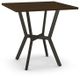Amisco Customizable Norcross 36" Solid Ash Square Counter Height Table-1
