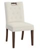 Fairfield® Customizable Entree Dining Pull Short Back Dining Chair with Tobacco Legs and Buttons-0