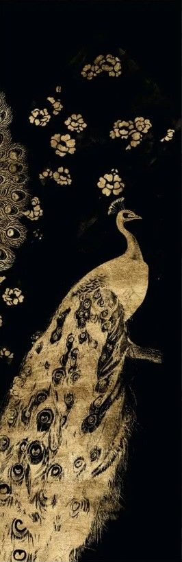 Classy Art Gilded Peacock Triptych I by Jennifer Goldberger Mirror Framed Wall Art-1