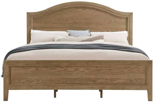Flexsteel® Arlington Warm Oak King Panel Bed-2