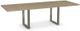Amisco Customizable Burton 72" Solid Ash Extension Dining Table with Two Leaves-0