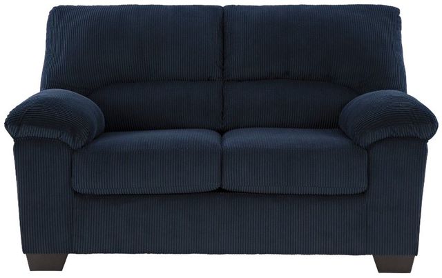 Signature Design by Ashley® SimpleJoy Navy Loveseat-1