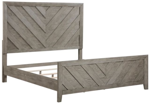 Homelegance® Silas Gray Eastern King Panel Bed-2