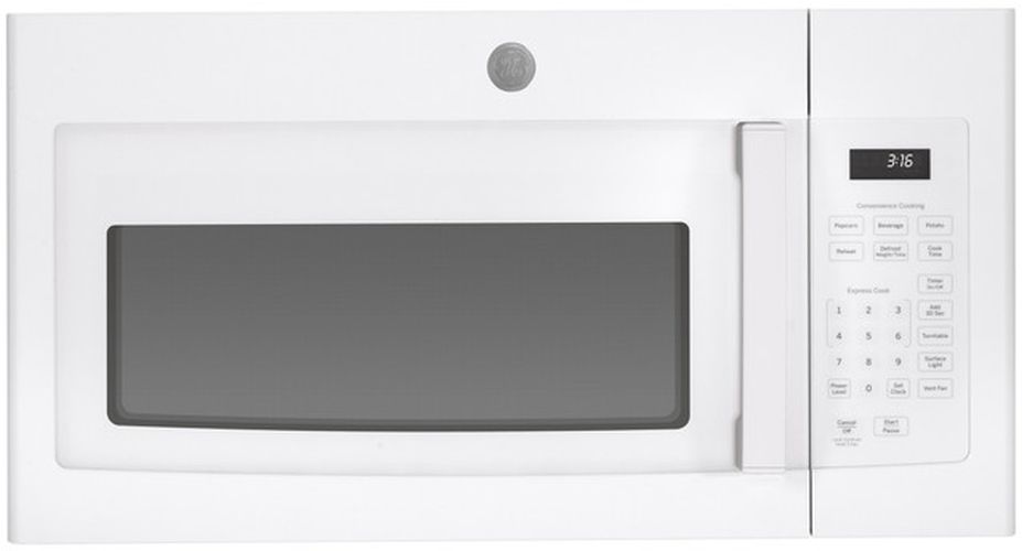 GE® 1.6 Cu. Ft. White Over The Range Microwave