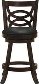 Coaster® Calecita 2-Piece Cappuccino Swivel Counter Stools with Upholstered Seat-2