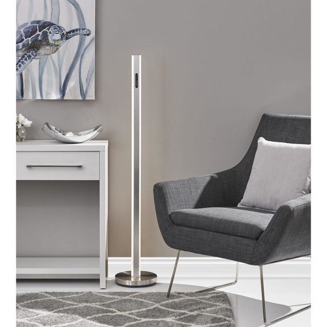 Adesso® Marla Brushed Steel LED Wall Washer-1