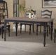 Liberty Furniture Magnolia Manor Weathered Bark Dining Table with Antique Black Base-1