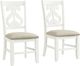 Elements International Stone White Dining Chair-4