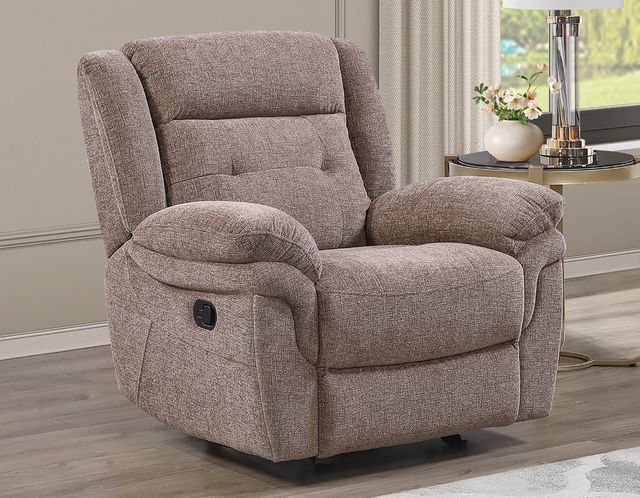 Steve Silver Co. Sydney Brown Manual Glider Recliner-2